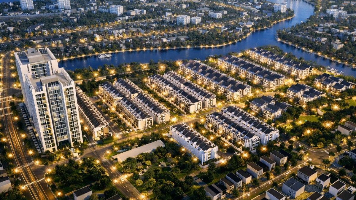 Nhà phố Quận 7, sở hữu không gian sống xanh, tiện ích đẳng cấp